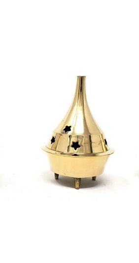 Brass Constellation Charcoal Burner (2-Piece Set)