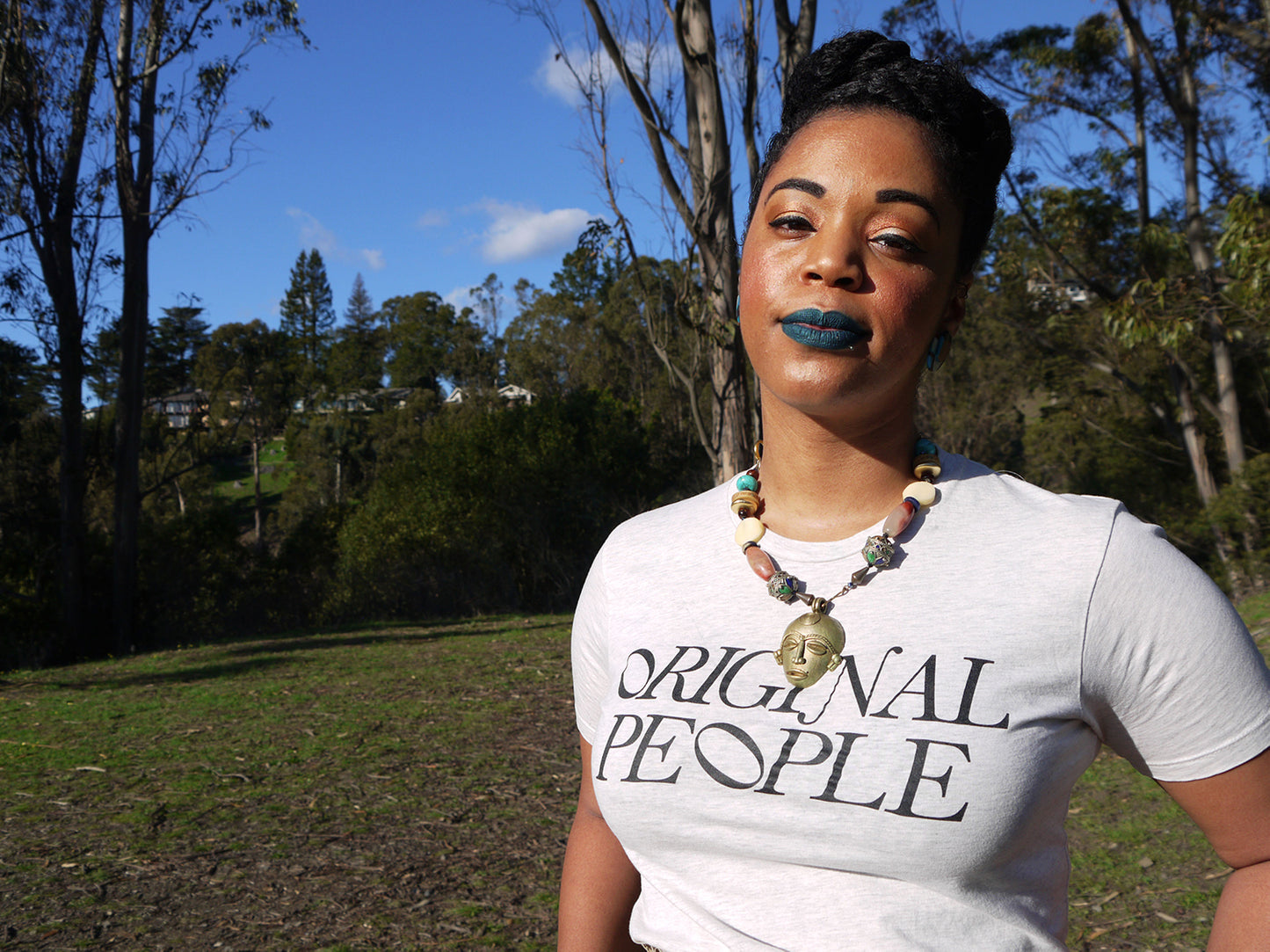 Original People Unisex Tee (Natural & Chocolate)