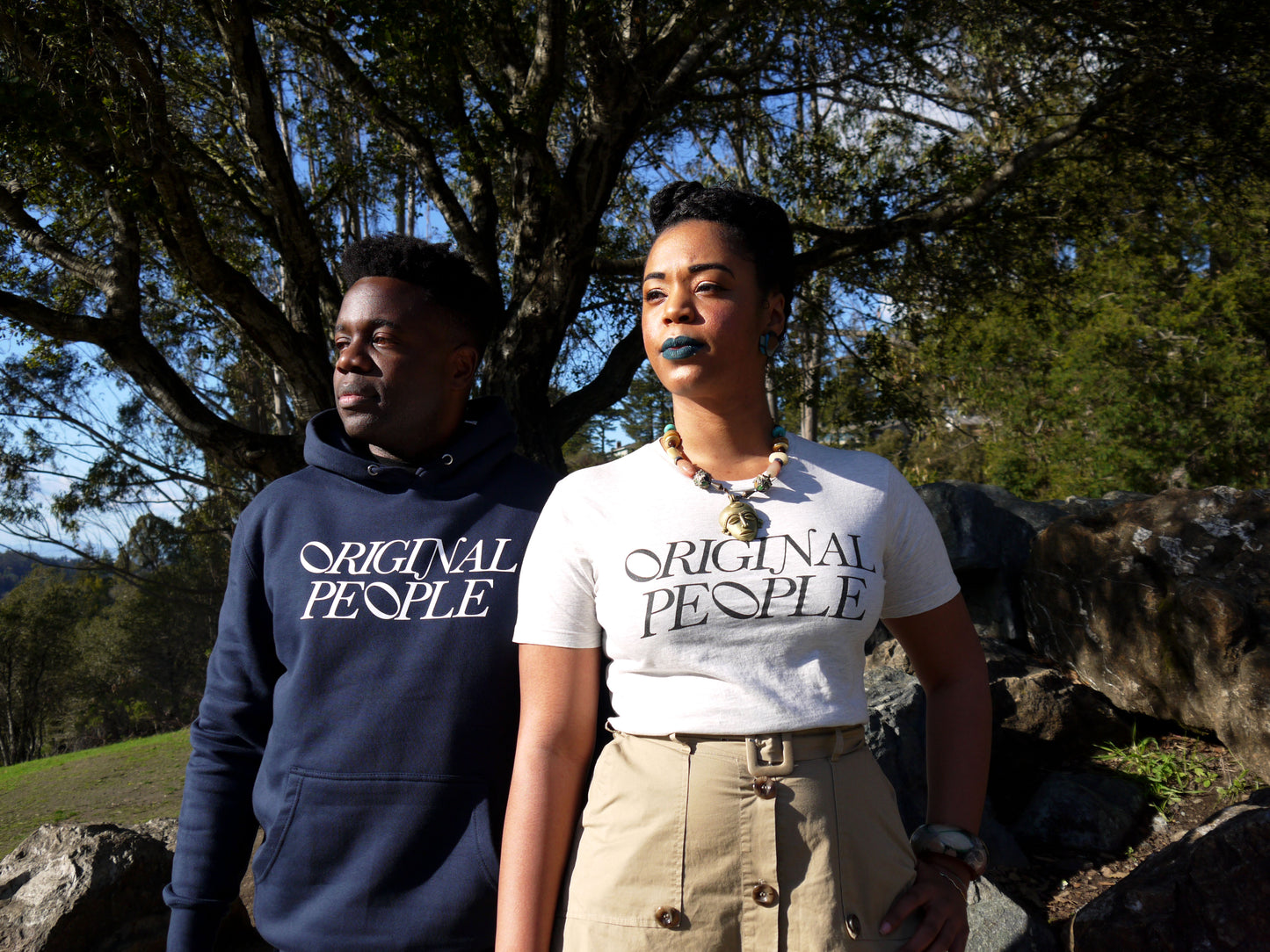 Original People Unisex Tee (Natural & Chocolate)