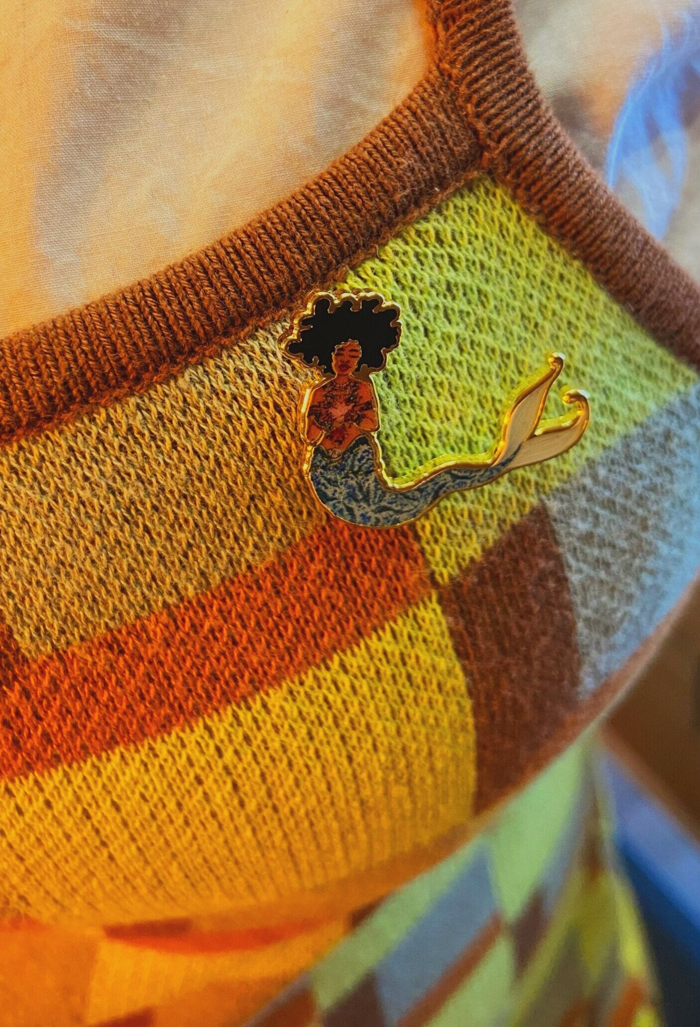 Mami Wata Lapel Pin