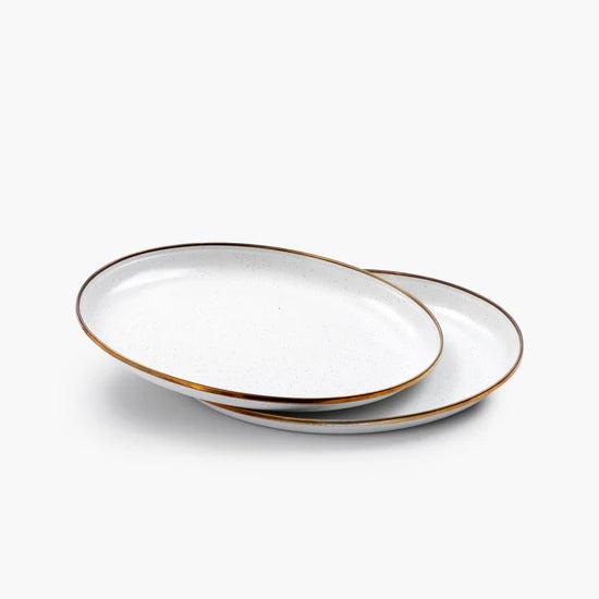 4-Piece Iyawo Dishware Set (Bone & Brass)