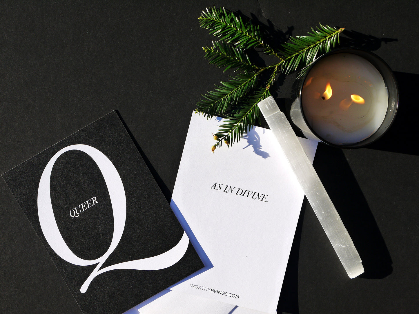 Queer As In Divine Greeting Card