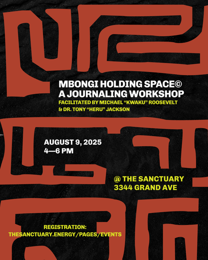 MBONGI HOLDING SPACE© A JOURNALING WORKSHOP IN COMMUNITY (AUGUST 9TH)